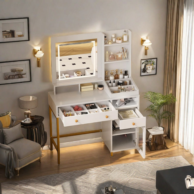 Dressing Table with Mirror