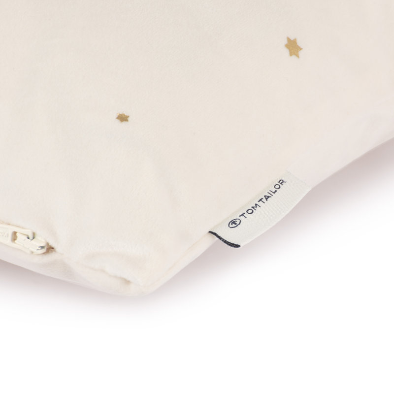 Square Cushion Cover, White
