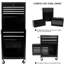 Armoire à outils verrouillable en métal 6 pièces avec frein 2 pièces pour garage 2 en 1-163656744