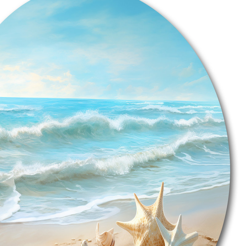 " Seashells By The Seashore ", 23" H x 23" W x 1" D