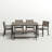 Travira 6 - Person Patio Dining Set with Rectangular Table-1633126346-1633126350
