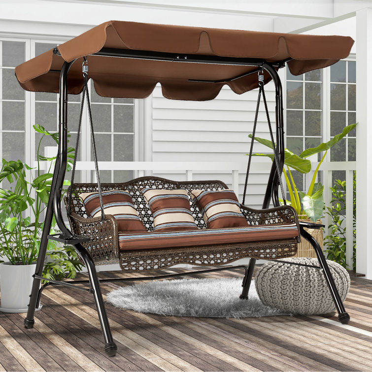 Arlmont & Co. Feride Porch Swing with Canopy & Reviews