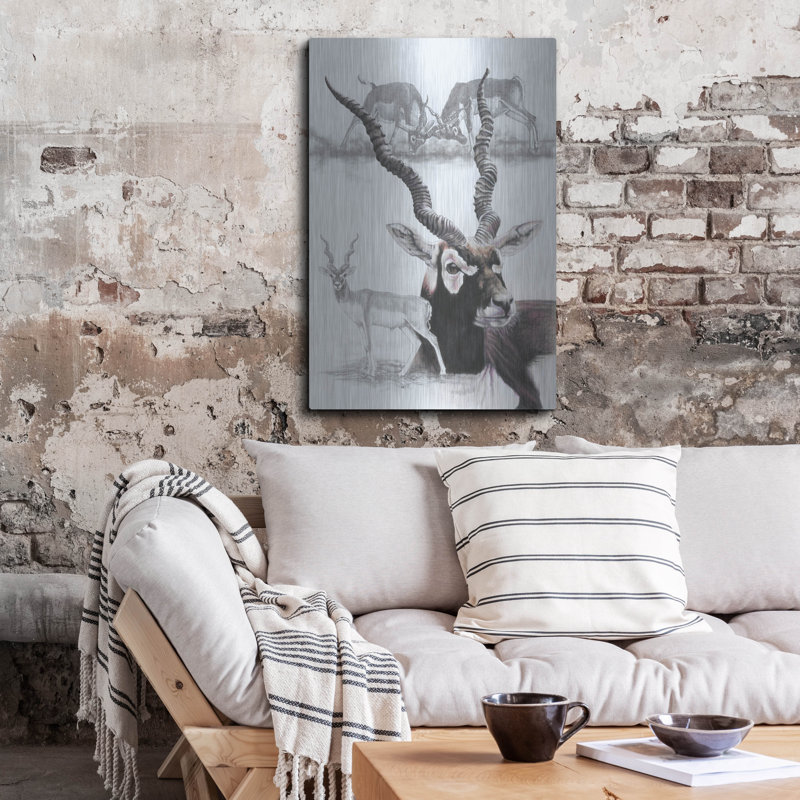 «Black Buck» par Barbara Keith, H 36 po x l 24 po