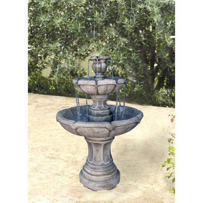 Positano Tiered Cast Stone Fountain
