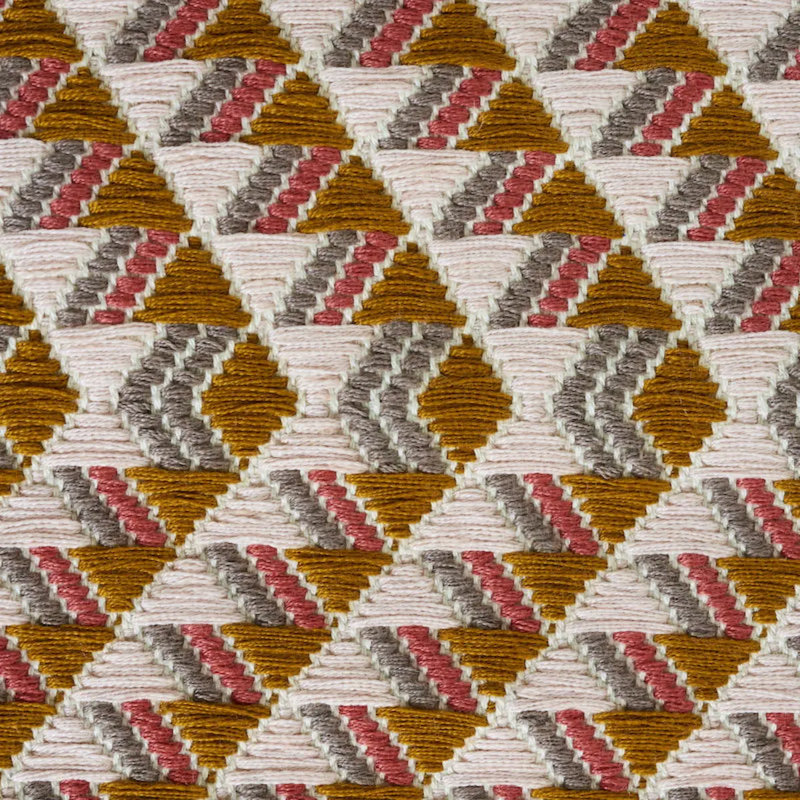 Tissu brocart Schumacher x A Rhum, Mostaza