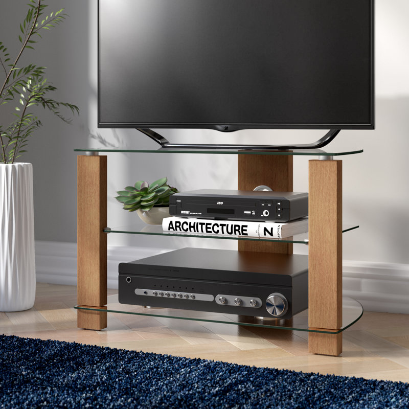 TV Stand, 50”H x 60”L x 40”W, Oak