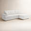 Canapé modulaire réversible l 100 po Alden avec coussins rembourrés de duvet-1698695382