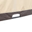 Et abri de jardin - auvent rétractable 12 x 9 pi, beige pour utilisation dans la cour arrière avec cadre en acier