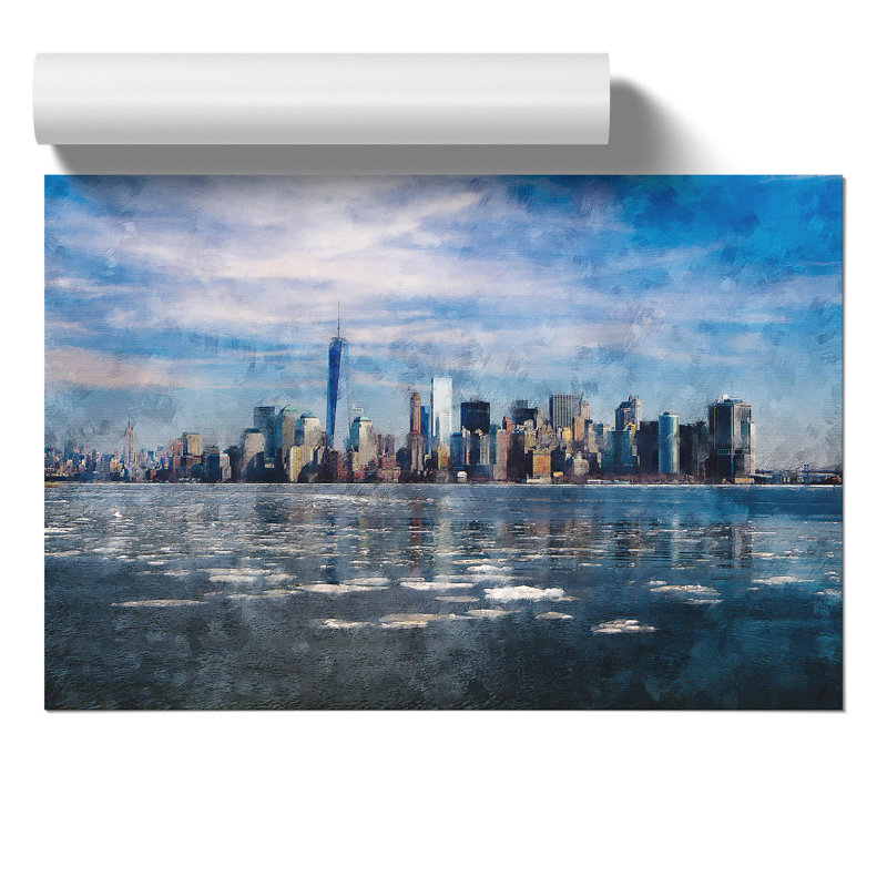 New York Skyline Vol.7 - No Frame Print, 42cm H x 59cm W x 0.1cm D