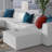 Mingle Vegan Leather 4-Piece Sofa and 2 Ottomans Set-1505610337