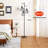 Dimmable Industrial Floor Lamp With 3 LED Bulbs For Living Room, Bedroom, Office-1283597449