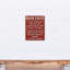 «Man Cave Red», reproduction sur toile sans cadre