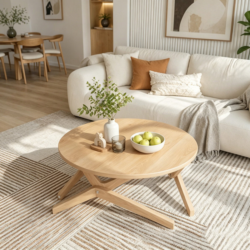Round 2-in-1 Transformer Coffee Table