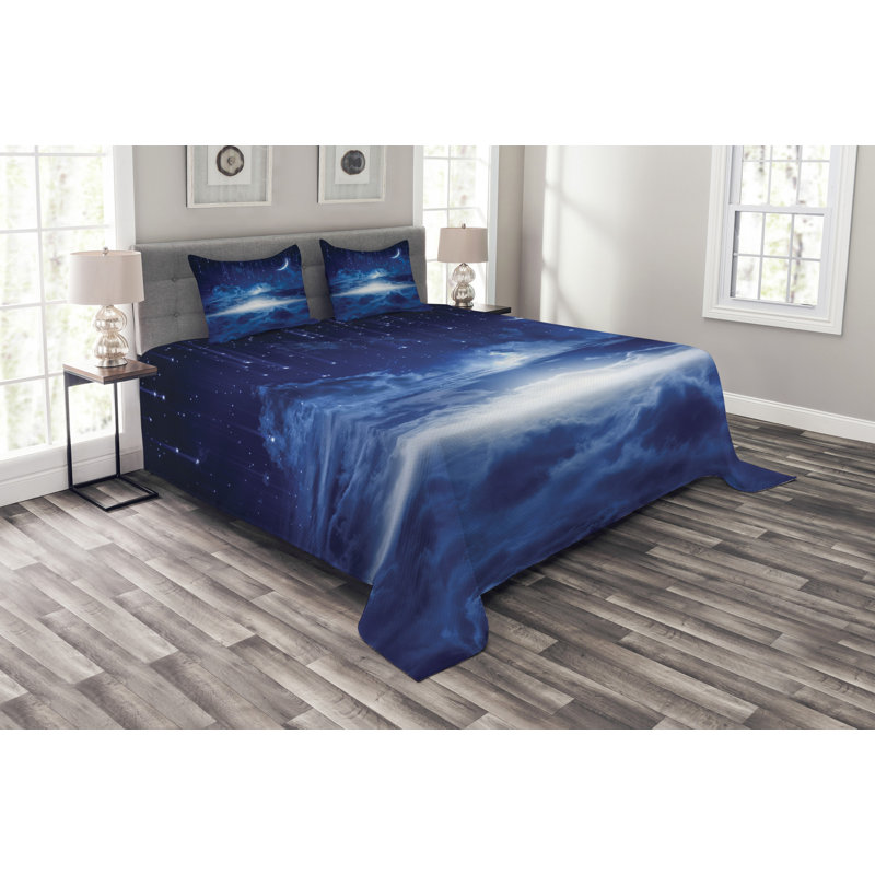 Fantasy Bedspread Set with Shams, 220 x 264 cm