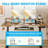 Joyful Electric U-Shaped Standing Desk with LED Lights-55515633