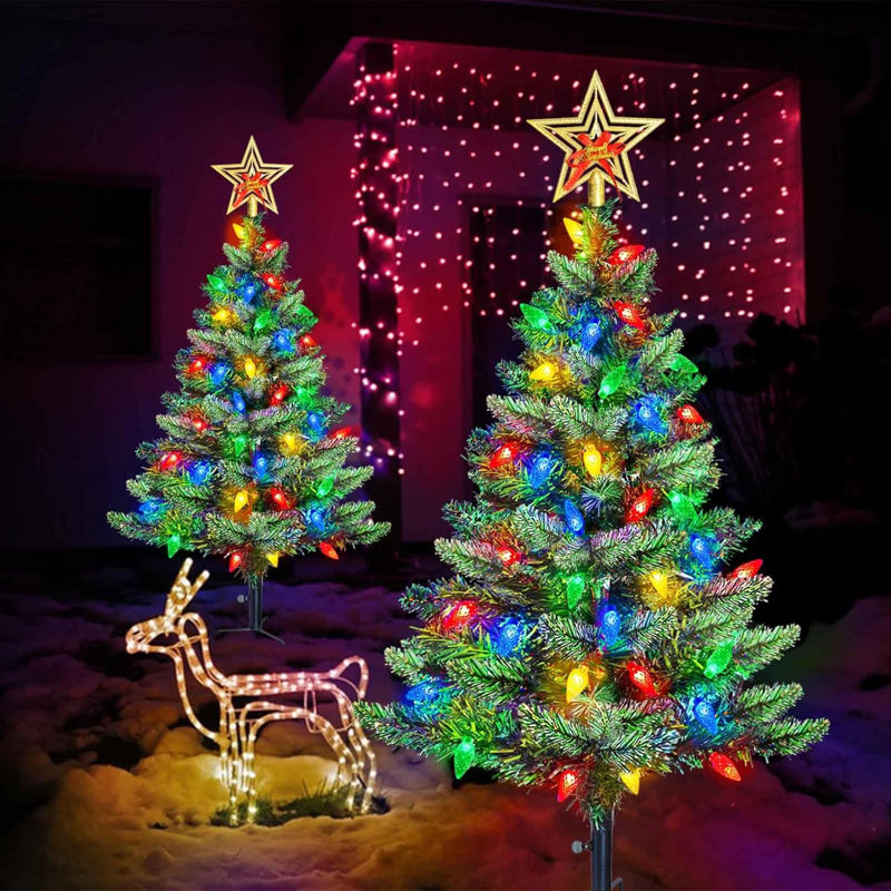 String Lights For Outsdie Holiday Display