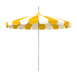 8.5' Sunbrella Two-Tone Pagoda Umbrella