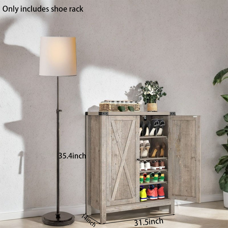 For Home, Entryway, Bedroom & Doorway，Shoe Rack, Oak Wood