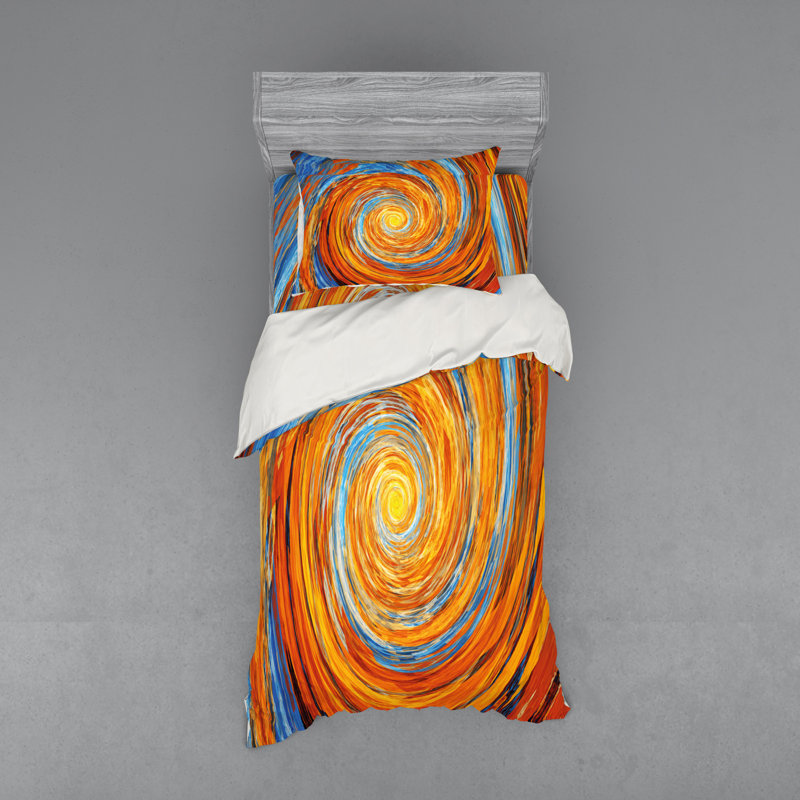 Ensemble de housse de couette en microfibre Ambesonne, Housse de couette simple + 6 pièces supplémentai