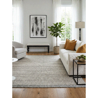 Tapis rectangulaire Meraki / gris Meraki 02