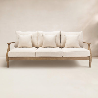 Samya 82" Eucalyptus Patio Sofa