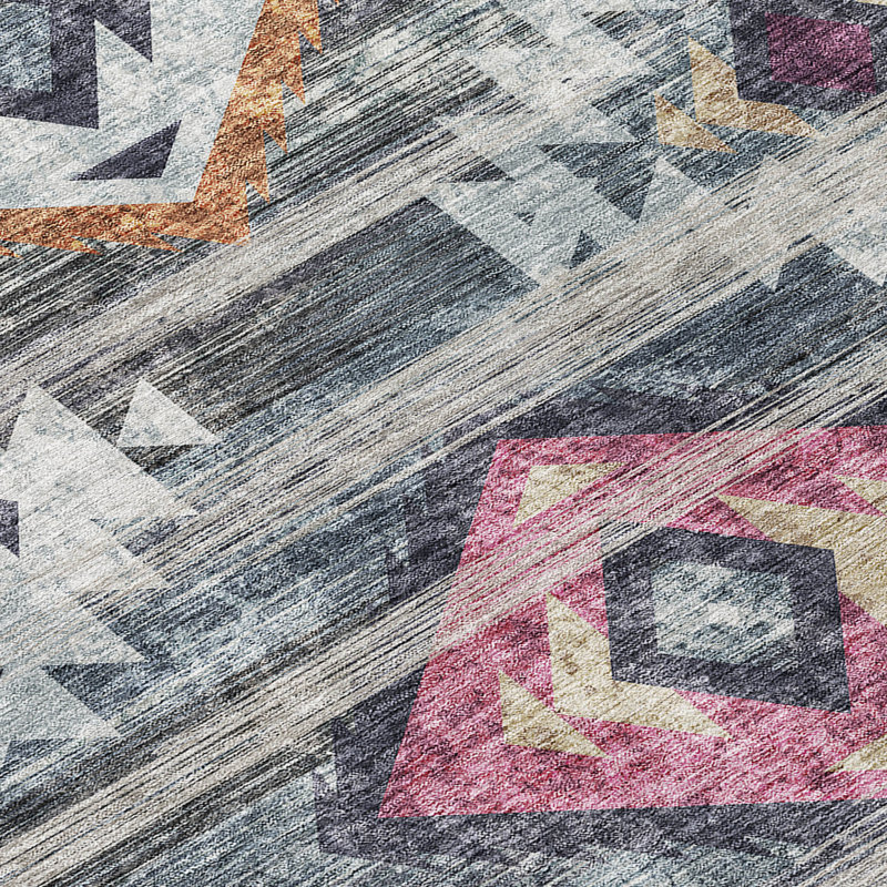 Malchow Flatweave Washable Southwestern Indoor / Outdoor Rug, Runner 2'3" x 7'6"
