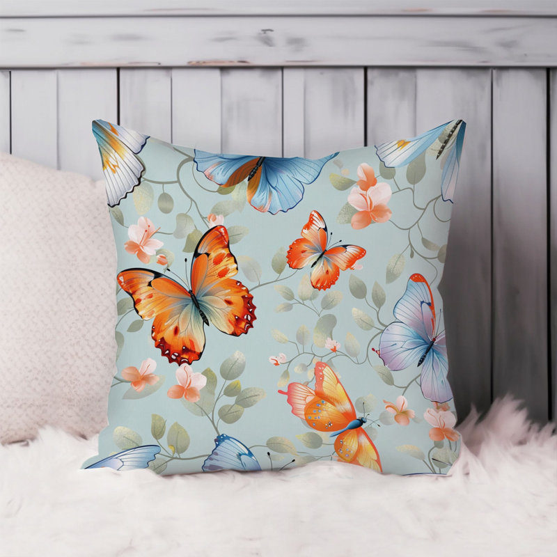 Animals Butterfly Pattern III Modern Butterflies, 20"H x 20"W