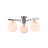 Transitional 3 Light Globe Linear Flush Mount -32246091
