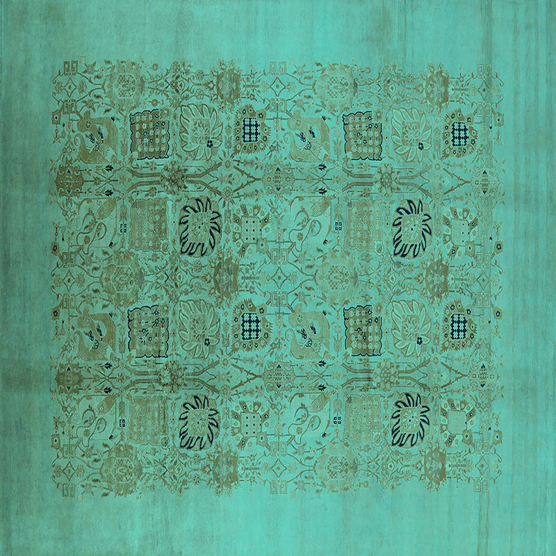 Oriental Indoor Rug, Square 6'