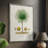Antique Tree with Fruit VII Framed Print - Solid Wood-1995067520