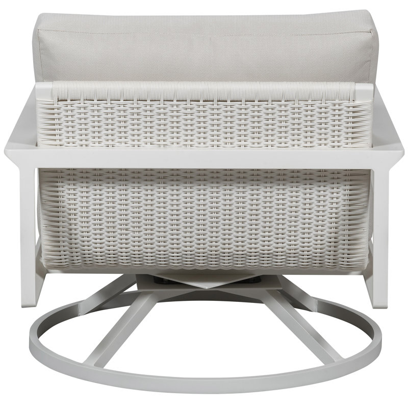 Breeze Outdoor Swivel Chair, Toodaloo Natural
