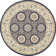 Tapis oriental bleu marine Jackson