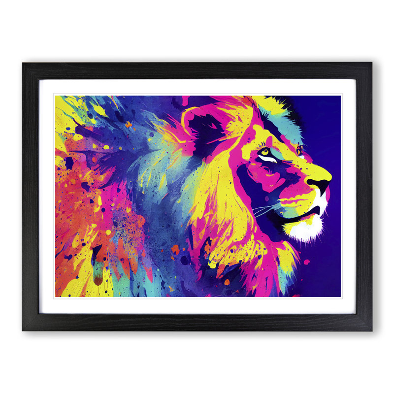 Splashed Lion Vol.5 - Print, Black