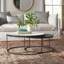 Zemamra Genuine Marble Nesting Coffee Table