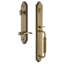 Arc Handleset with Deadbolt and Bellagio Door Lever and Rosette-2048980106-2049101985-2049101986