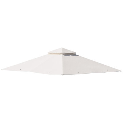 Outsunny Beige Polyester Roof for Gazebo