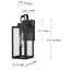 Schock Matte Black 34.9cm H Outdoor Wall Lantern with Dusk to Dawn