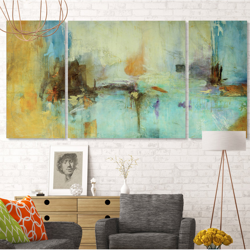« edición sabiduría abstrata », reproduction d’image multi-pièces de qualité supérieure sur toile