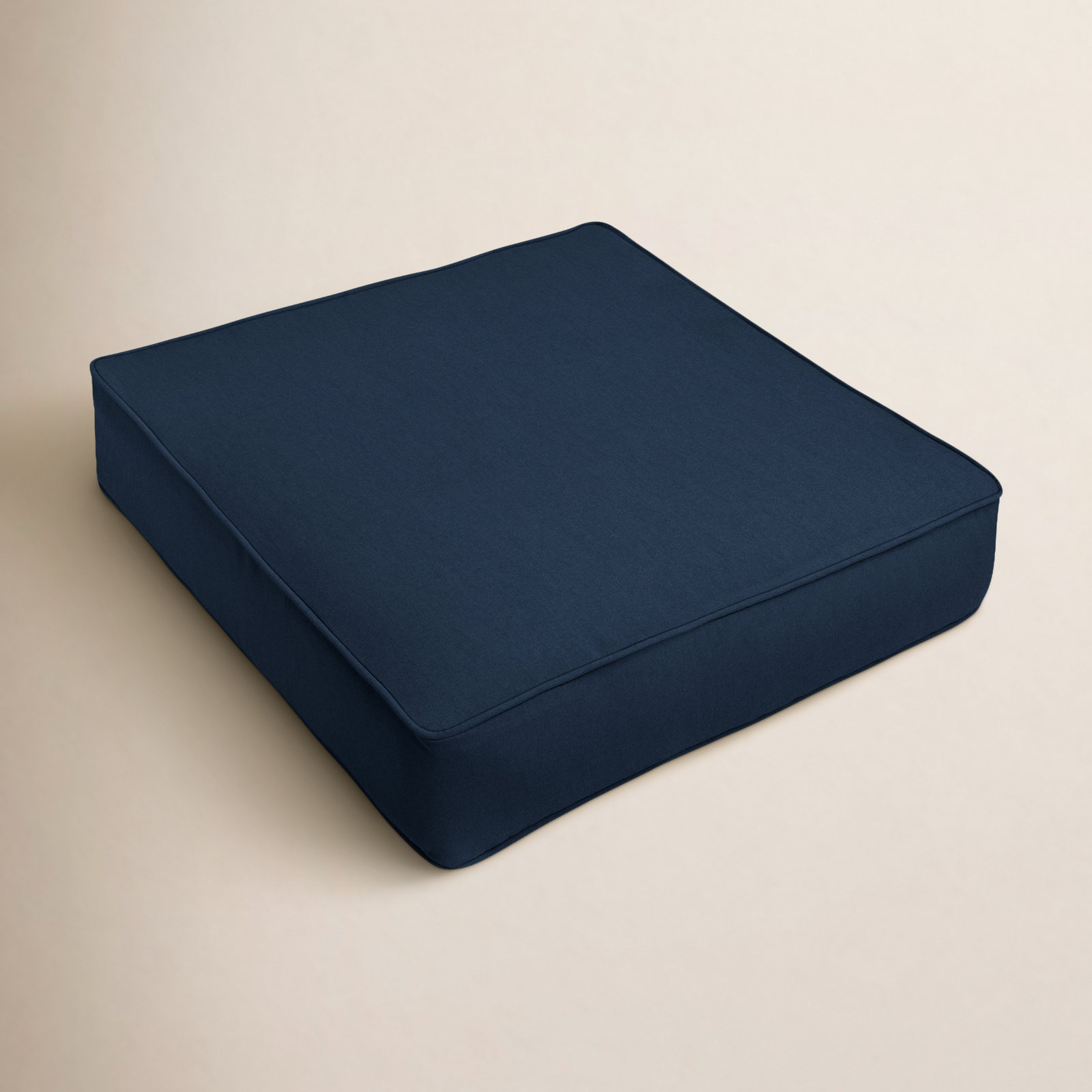 Whelan Indoor/Outdoor Dining Chair Cushion, 5" H x 30" W x 27" D, Navy
