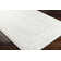 Rectangle Ayash Hand Tufted 100% Recycled PET Yarn Area Rug in White/Grey