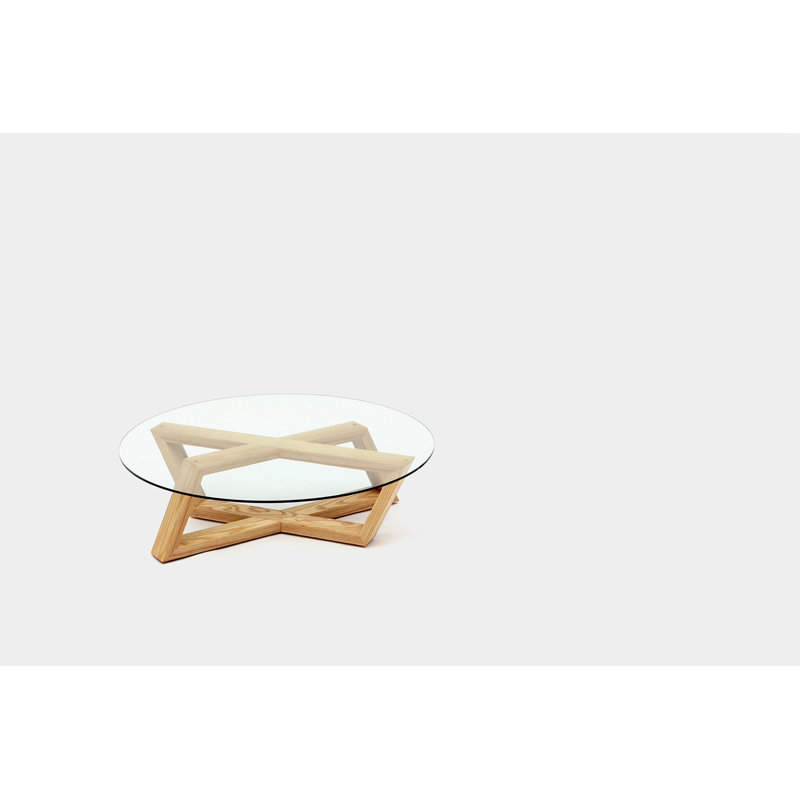 Focal Coffee Table, Ash, 14" H x 32" L x 60" W