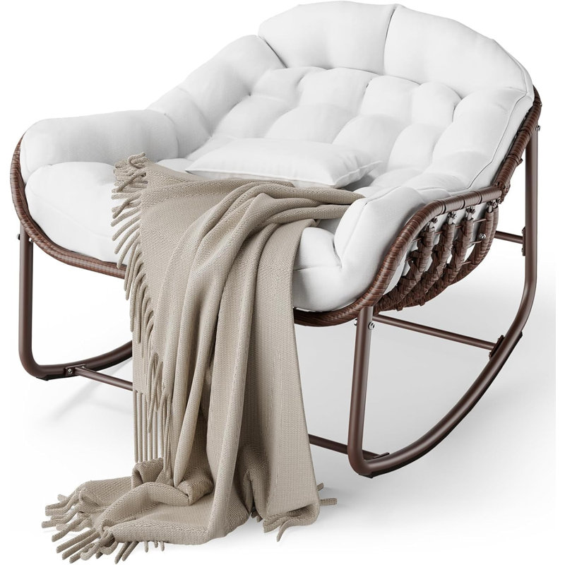 Outdoor Lounge Chair, White