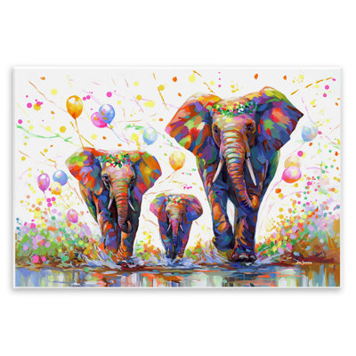 «Elephants & Celebration Ballons» par Leon Devenice
