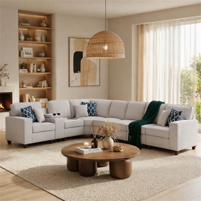 Sectional Sofa With Ottoman