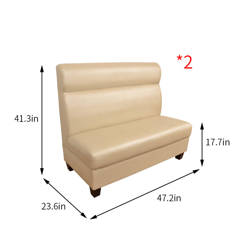 Banc rembourré en similicuir