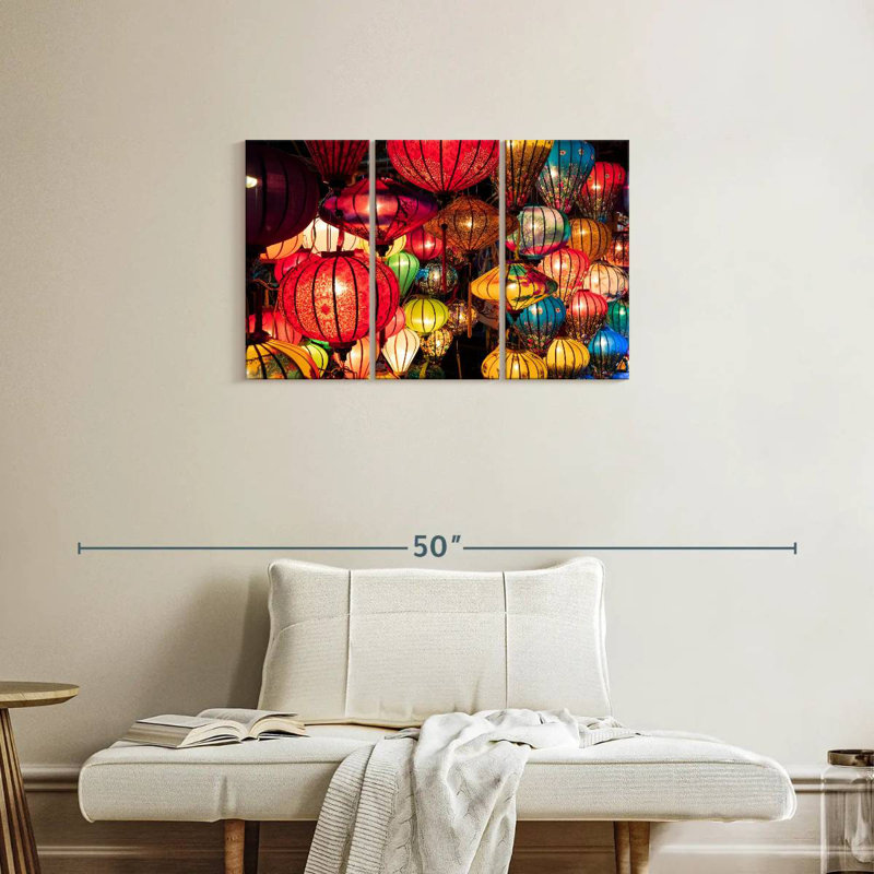 Kerner Chinese Paper Lanterns, 20" H x 33" W
