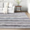 Southport Stripe Gray/Blue Area Rug