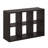 Furinno Cubicle Open Back Decorative Cube Storage Organizer, 6-Cube, Dark Oak-1242548529-1236626857