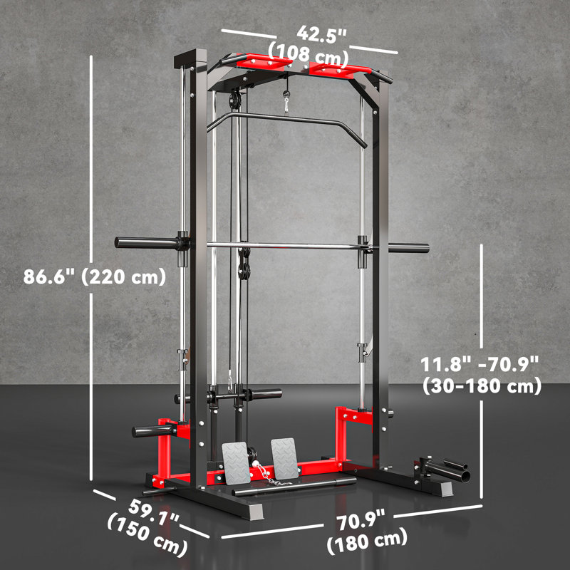Cage électrique multifonction Smith Machine