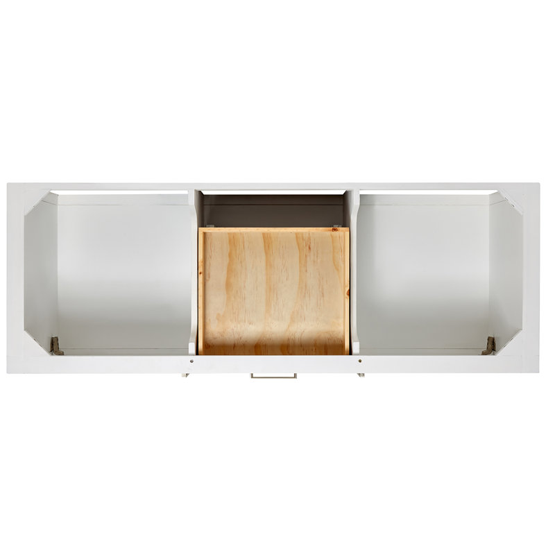 Bayhill 60.25'' W Double Vanity, White